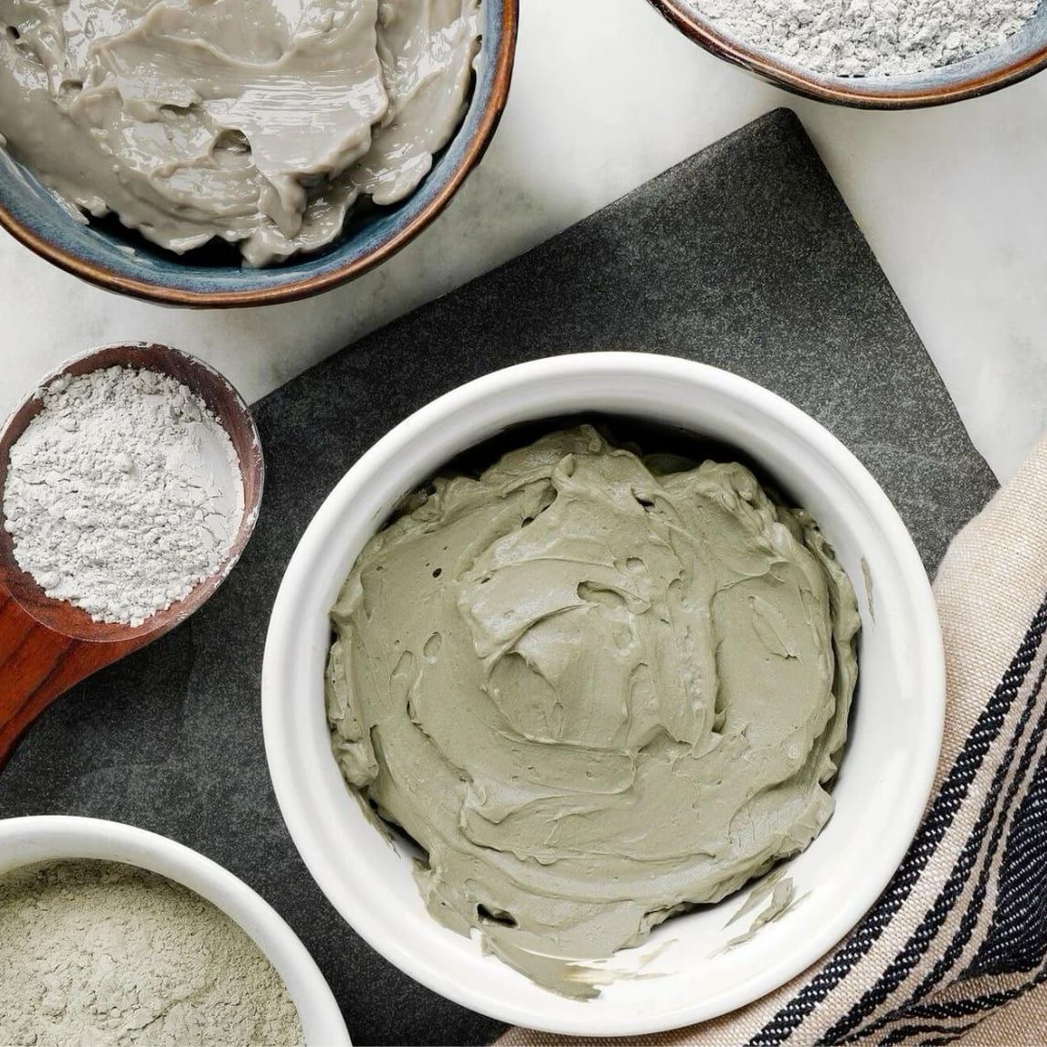 Moroccan ghassoul (rhassoul) clay