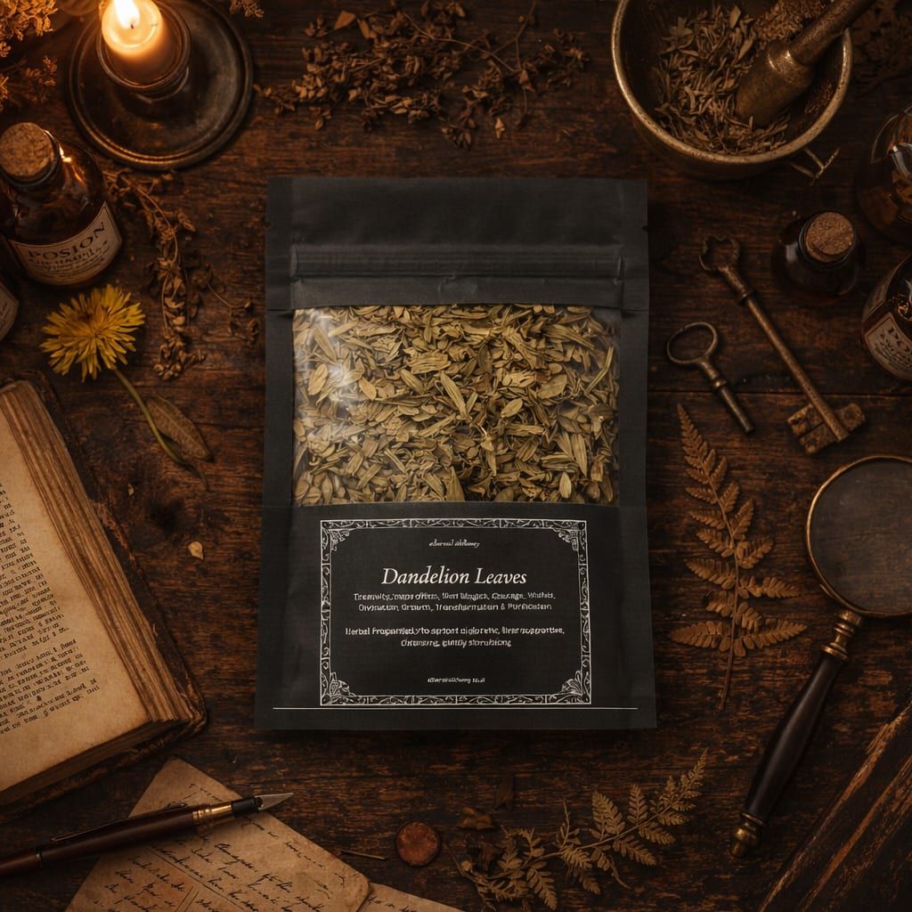 Dried Dandelion Leaves