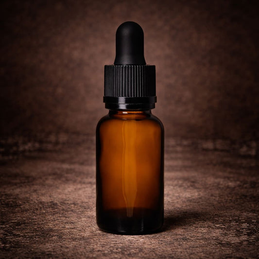 Amber Glass Dropper Bottles