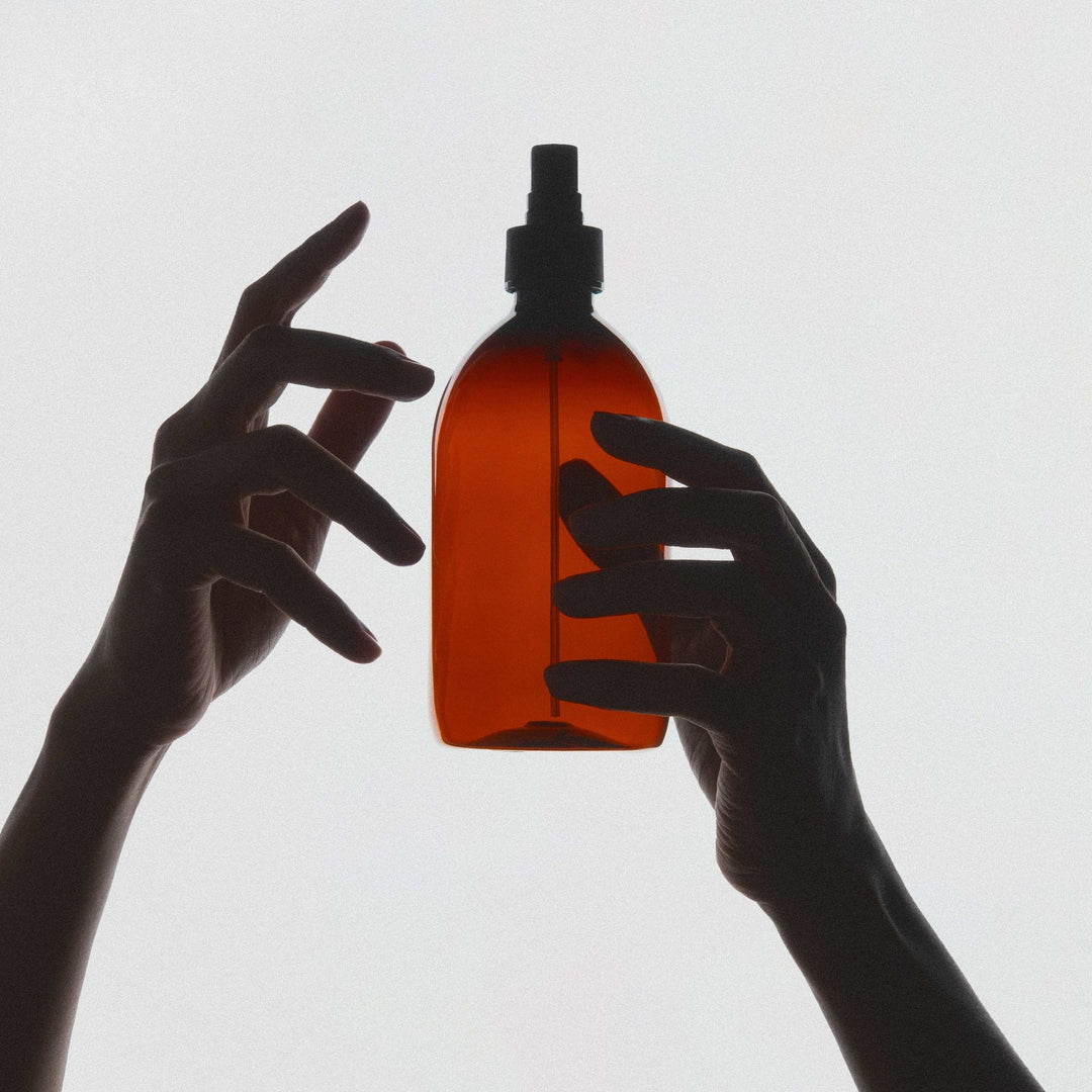 Amber Plastic Atomiser