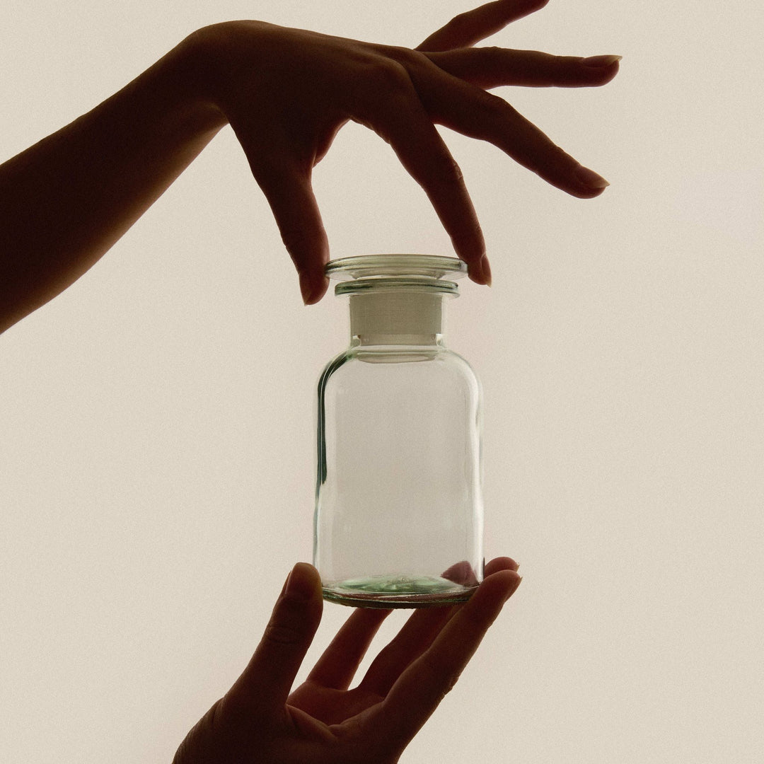 Clear Glass Apothecary Jars