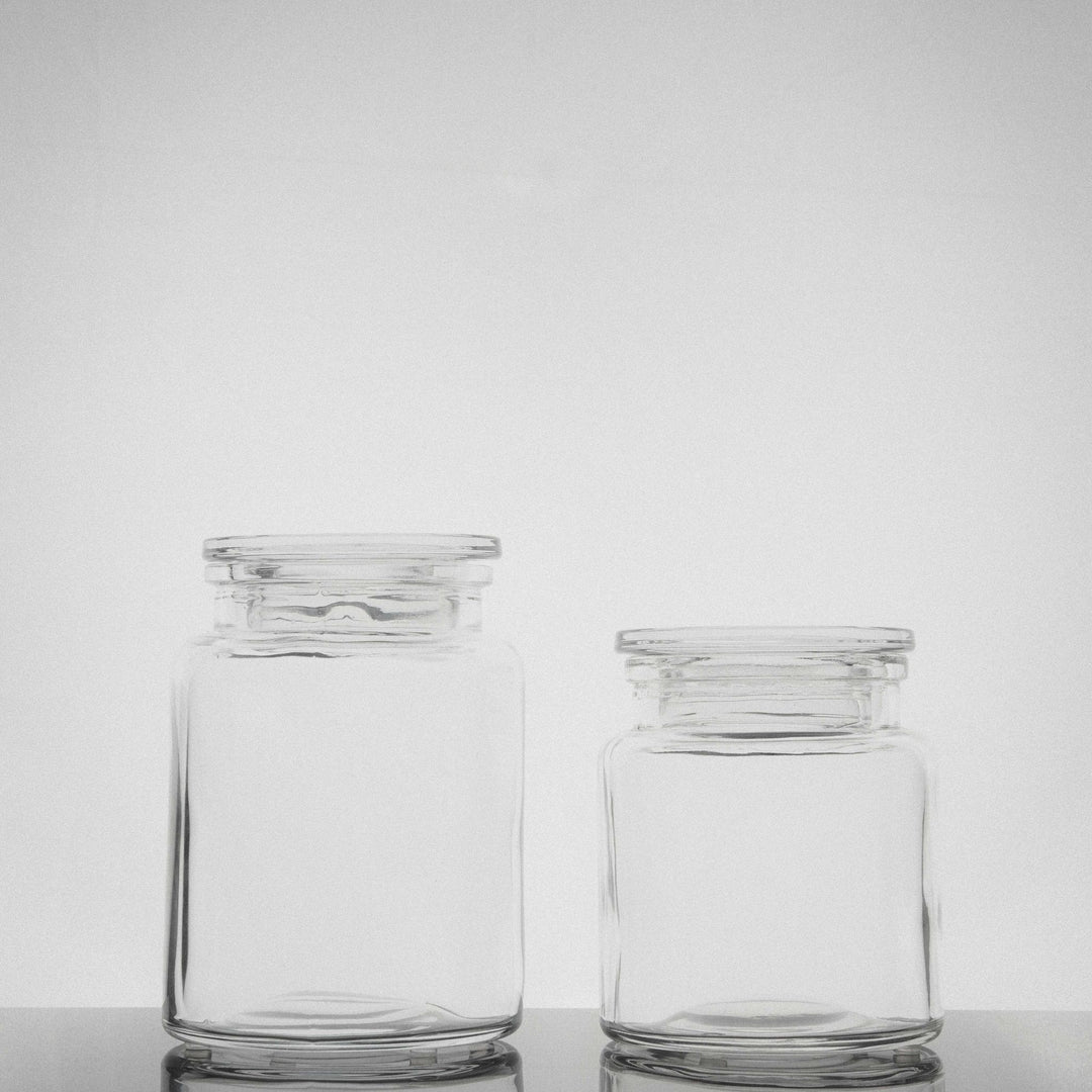Clear Storage Jar Set