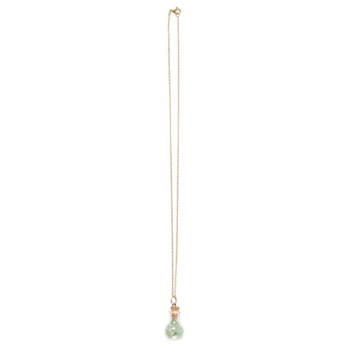 Green Witch Aventurine Potion Bottle Necklace