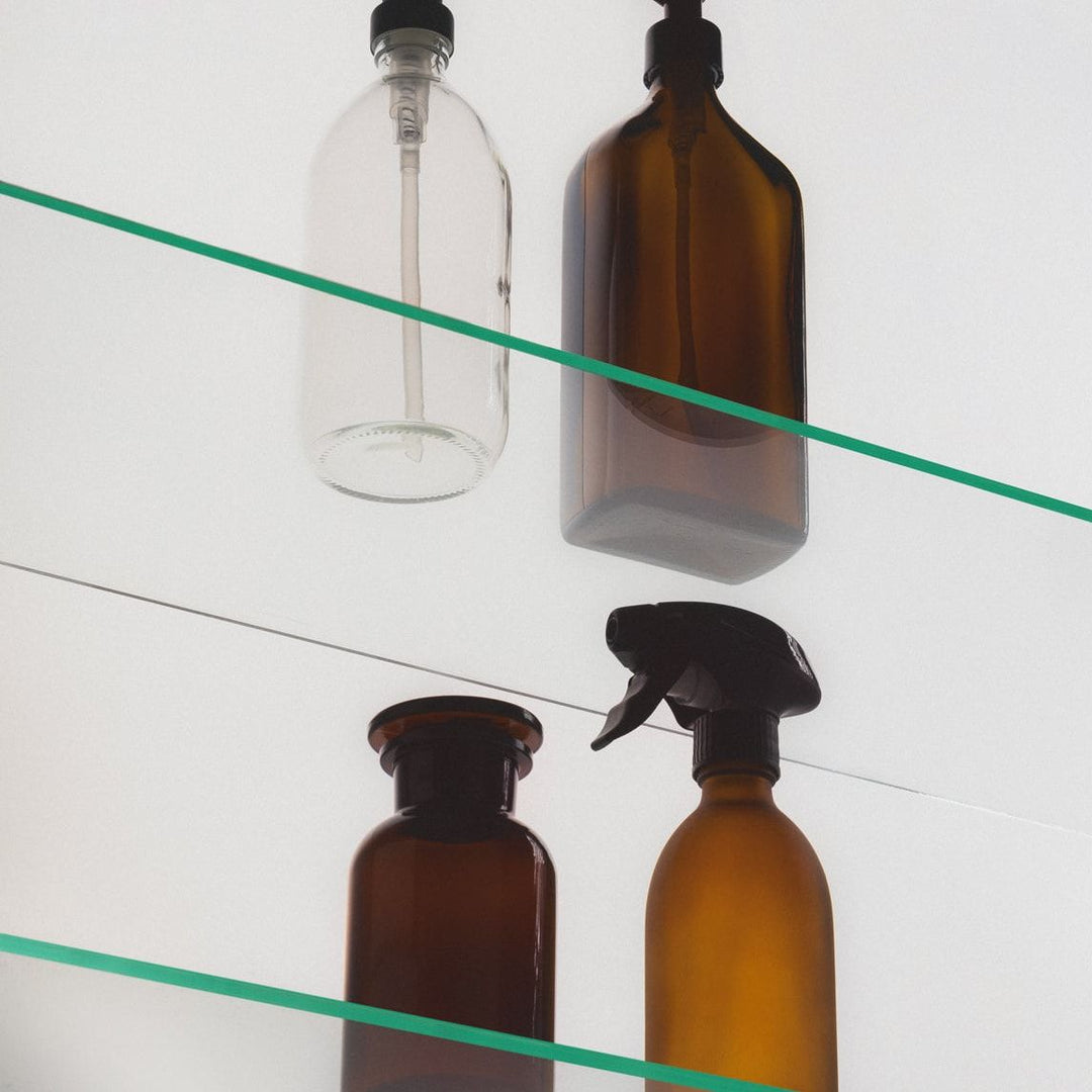 Frosted Amber Spray Bottle