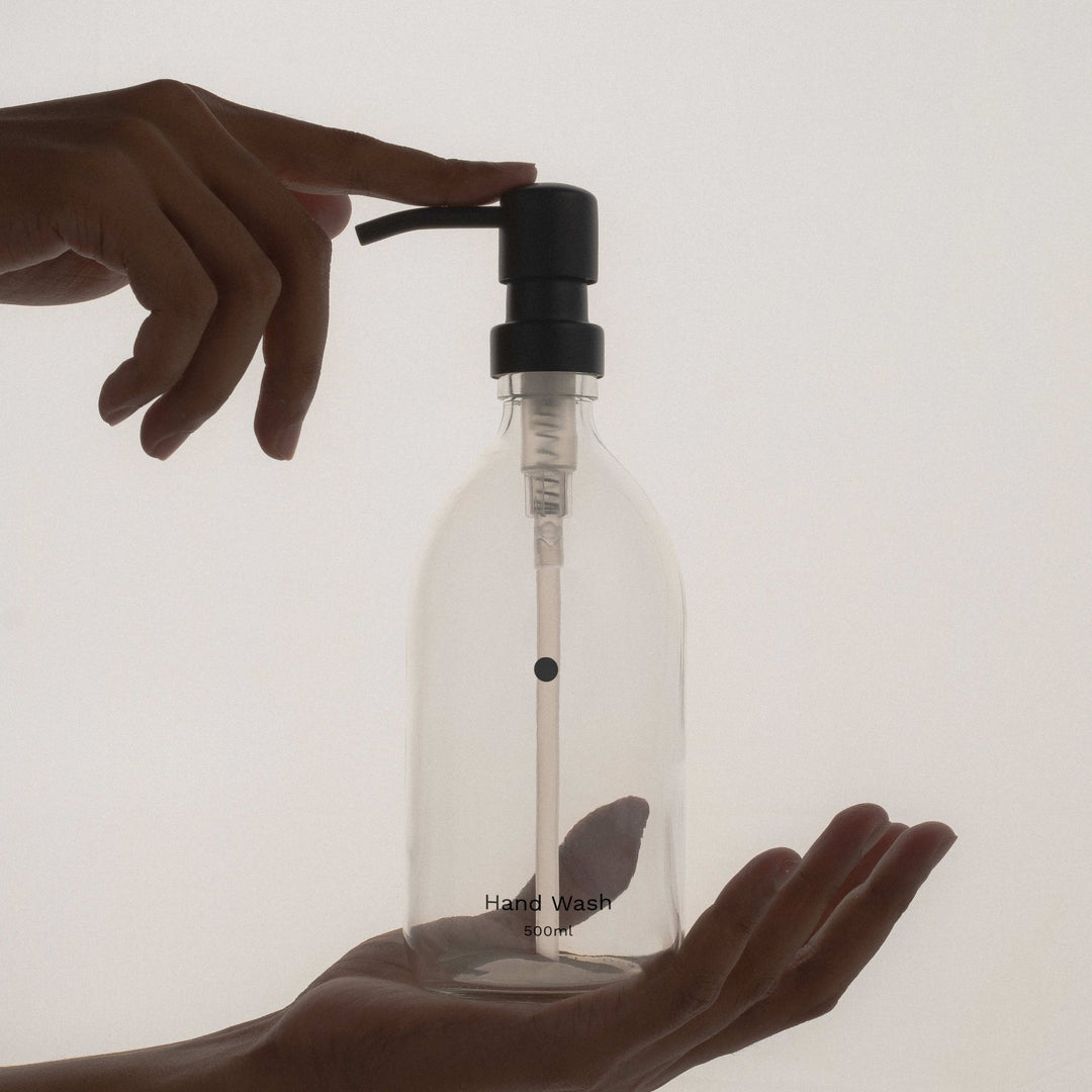 Minimal Clear Soap Dispenser